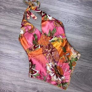 Cache Halter Blouse